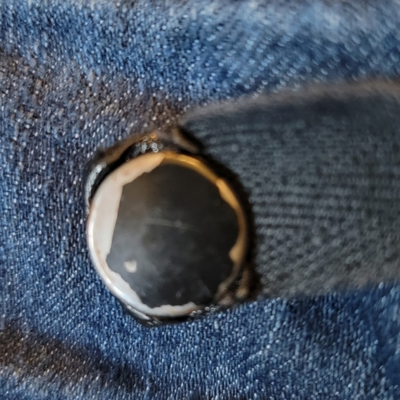 Women's Straight Leg Jeans - Blue - Picture 10 of 15